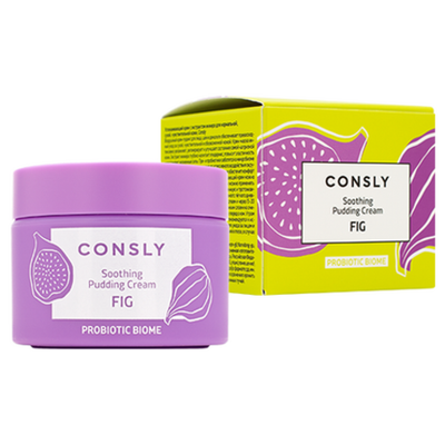 Успокаивающий крем с экстрактом инжира для нормальной, сухой, чувствительной кожи, 50мл, Consly