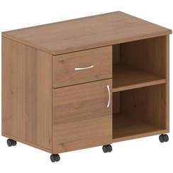 Тумба подкатная Континент для оргтехники ТФ204 орех 800x470x660