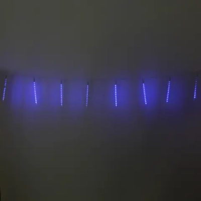 Гирлянда для улицы «Тающая сосулька» 3,0 м*30 см 192 лампы LED, IP-54, Синий (8 трубок)