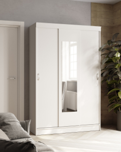 Шкаф-купе Бася белый