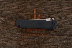 Нож складной Kizlyar Supreme Whisper, клинок 96мм, сталь D2, рукоять G10 чёрный