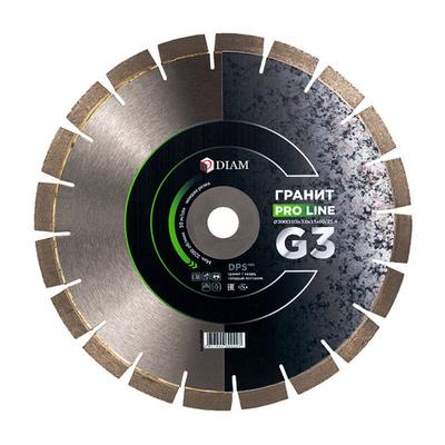 Сегментный алмазный круг DIAM 300 мм ГРАНИТ PRO LINE G3 030668