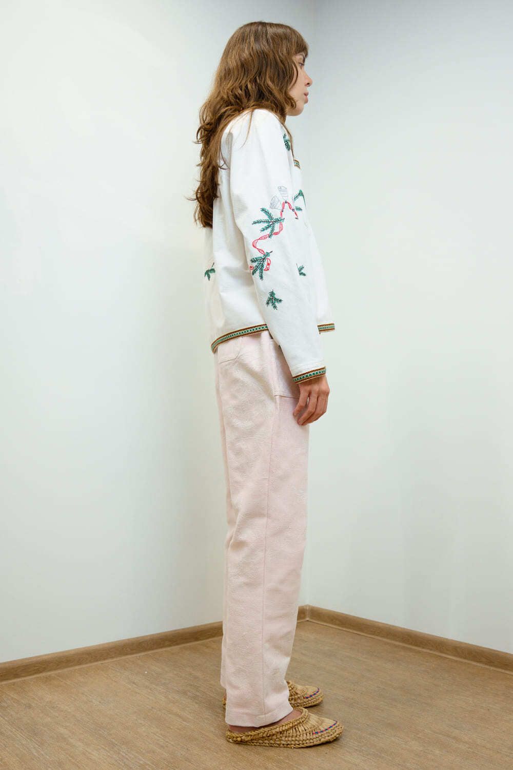 Рубашка Soeurs Новогодняя с Длинными Рукавами белая