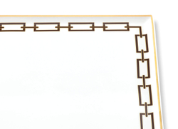 Блюдо квадратное Ricard Ginori Catene Ebano (30 см)