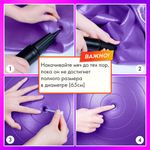 Мяч гимнастический (фитбол) 65 см с эффектом "антивзрыв", с ручным насосом, серебристый, DASWERK, 680014