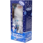 Дед Мороз музыкальный «Новый год на пороге» 40 см (голубая шубка)