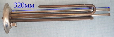 Нагревательный элемент (ТЭН) для водонагревателя 92мм 2500W М6 Нержавейка