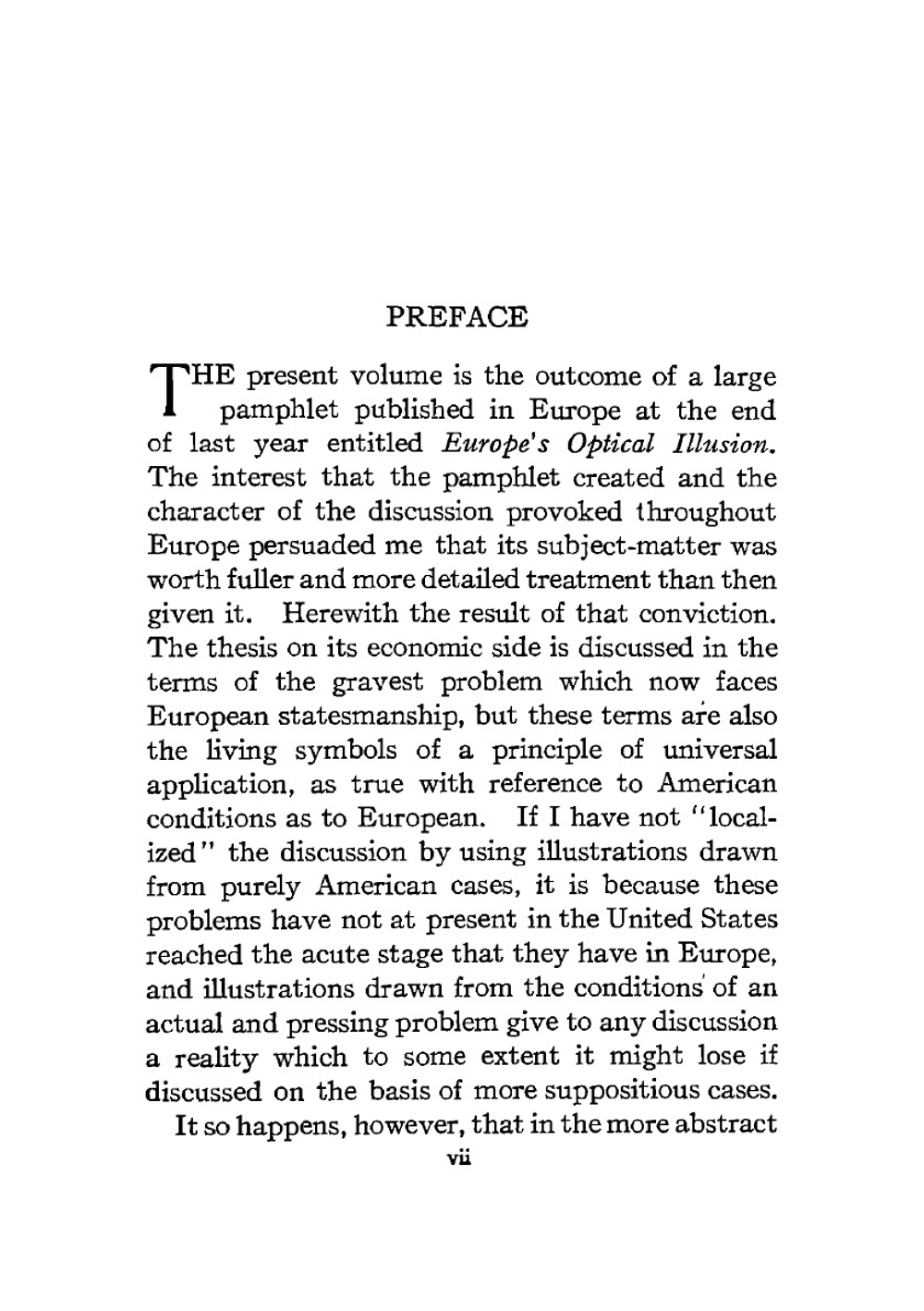 The great illusion, 1933 | Norman Angell
