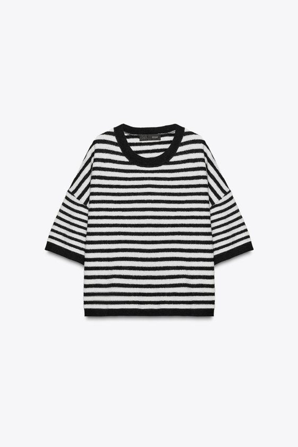 ZARA ДЖЕМПЕР ИЗ 100% ШЕРСТИ В ПОЛОСКУ, ПОЛОСКИ