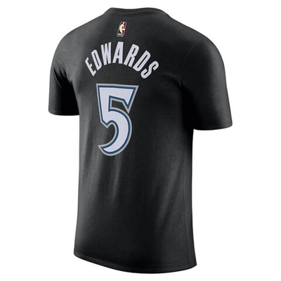 Баскетбольная джерси Nike NBA Hardwood Classic Edition Minnesota Timberwolves Anthony Edwards Black Jersey