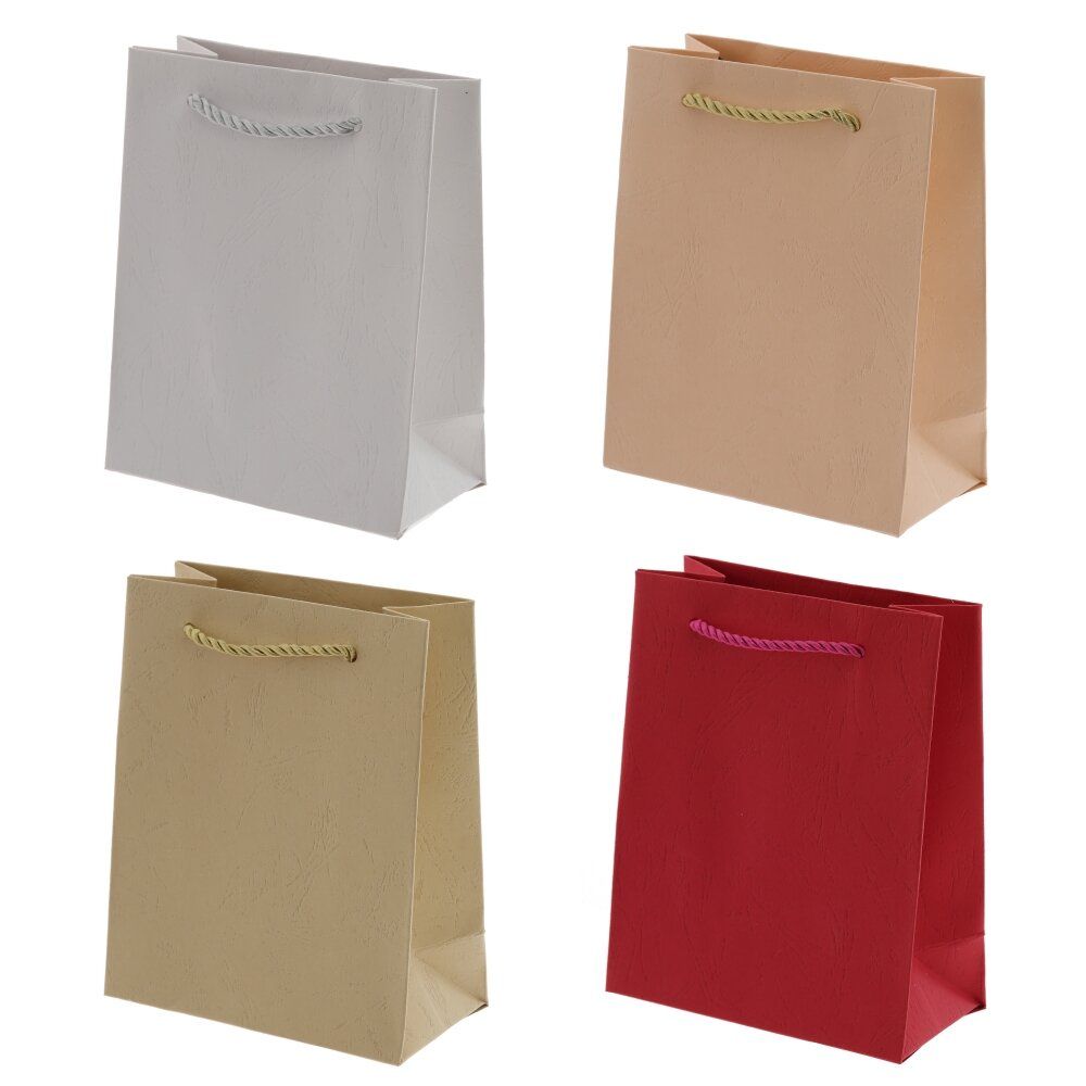 GAEM Пакет подарочный XS (бумага 230г/м2, блок 12шт), L14 W7 H17 см, 4в.