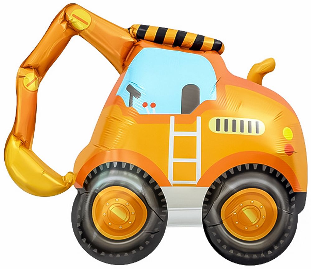 Шар (33&#39;&#39;/84 см) Фигура, Экскаватор, 1 шт. в уп.