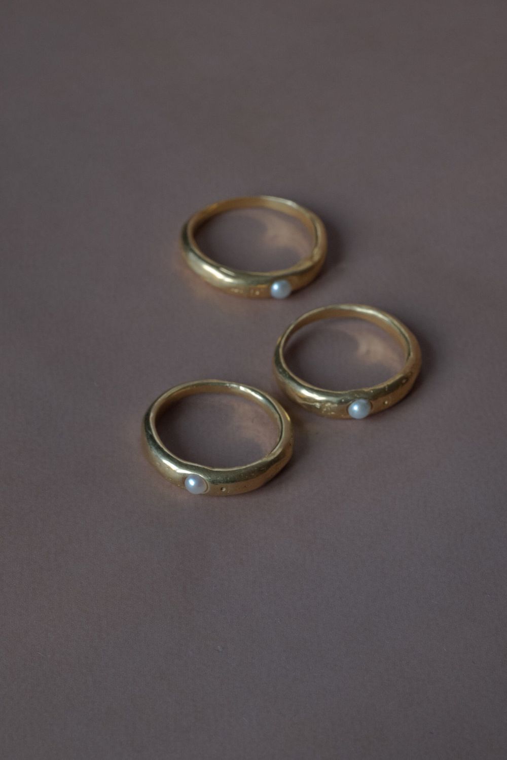 Кольцо с жемчужиной, позолота