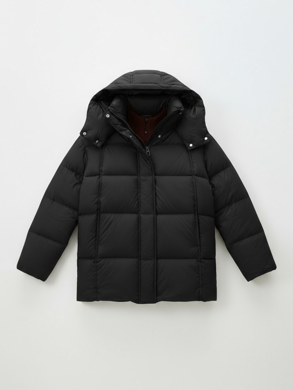 Объемный пуховик