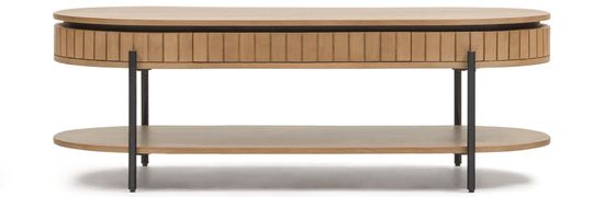 Licia Журнальный столик из дерева манго с натуральной отделкой 130 x 65 см Испания 