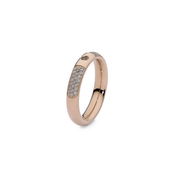Кольцо - База Qudo  deluxe small gold 18.4 мм 626673 RG размер 18,5