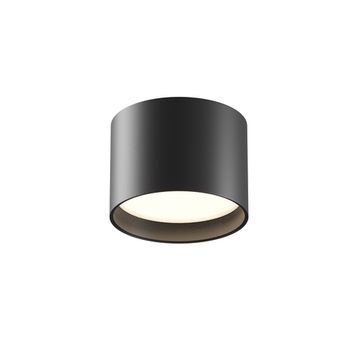 Потолочный светодиодный светильник 7W 4000К C127CL-L7W4K-B черный Ceiling Glare Maytoni