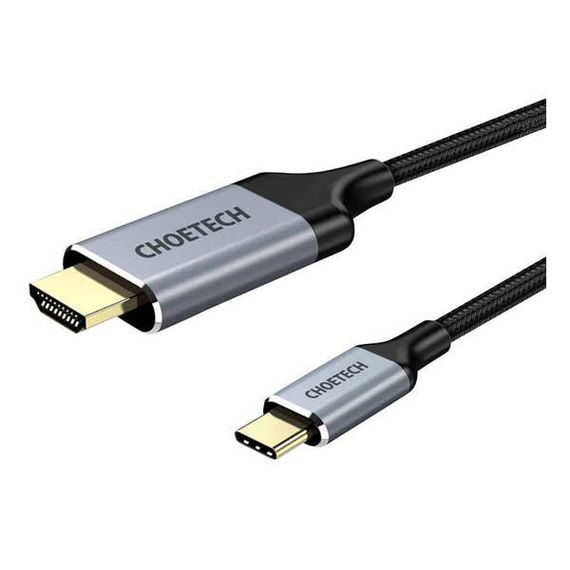 Кабель Choetech USB Type-C - HDMI Cable 1.8 м 4K 60Hz (CH0021-BK) Black / Черный
