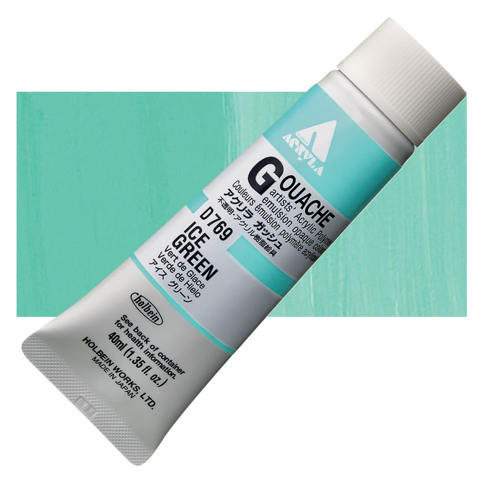 Holbein Acrylic Gouache 40 мл. 769 [А] Ice Green