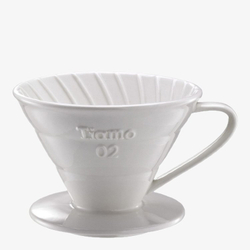 Воронка керамическая Tiamo, белая