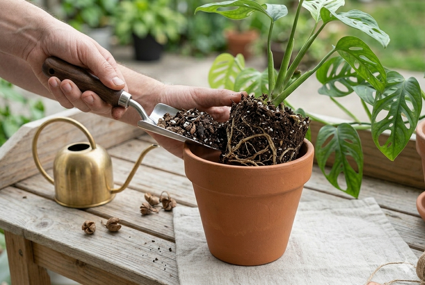 Как пересадить комнатное растение как профи: Полное руководство по репоттингу