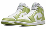 Кроссовки Jordan Air Jordan 1 Mid Se V2 "Green Python" (Женская размерная сетка)