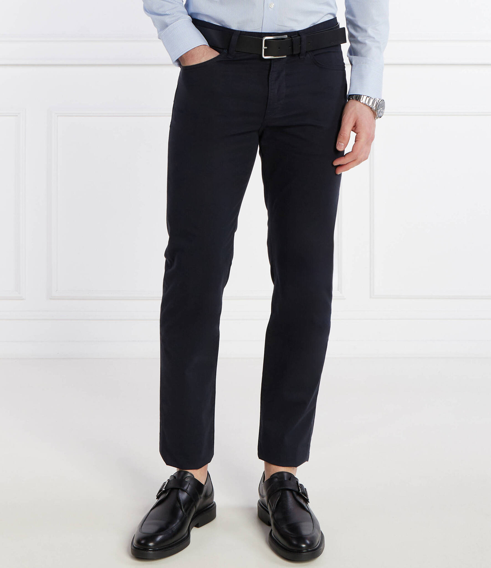 Чиносы Delaware3-1-20 BOSS BLACK - темно-синий(50505445)