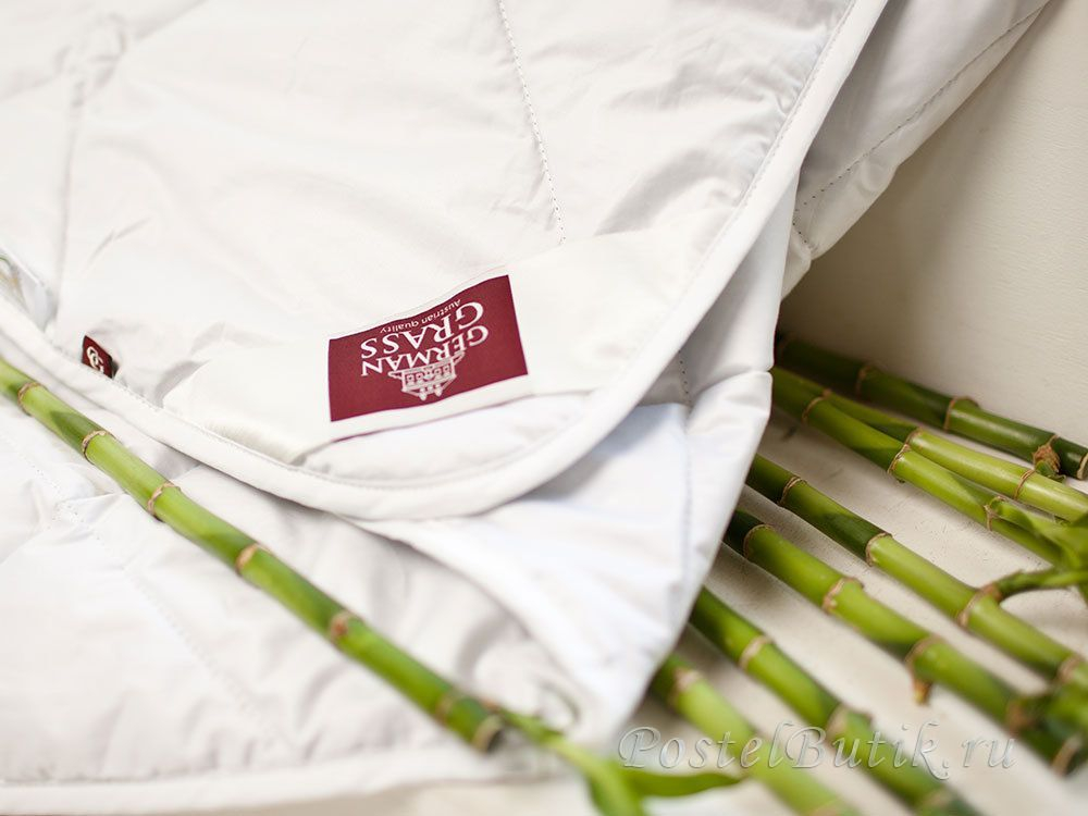 Элитное одеяло стеганое всесезонное 200х220 Bamboo от German Grass Австрия фото