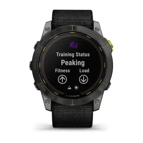 Garmin Enduro 2 угольно-серый DLC титановый с нейлоновым ремешком UltraFit