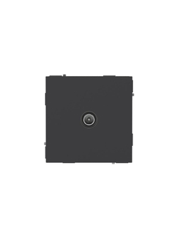 Розетка телевизионная проходная TV KANT черн. уголь DKC 7012513