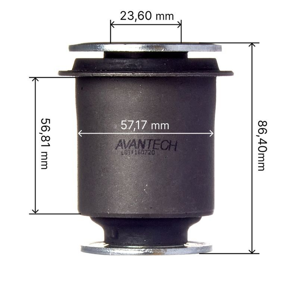Сайлентблок переднего нижнего рычага, передний Avantech ASB4151