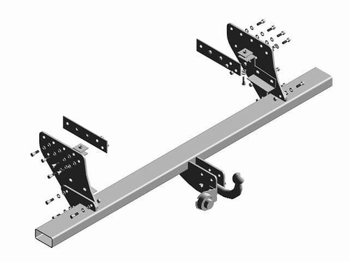 Фаркоп Трейлер 7110 на Mitsubishi L200 (2/4dr.) пикап 2006г.-(паспорт и сертификат в комплекте)(без электрики)