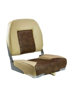 Кресло MR мягкое складн., винил (песочный/корич) 75121SB-MR