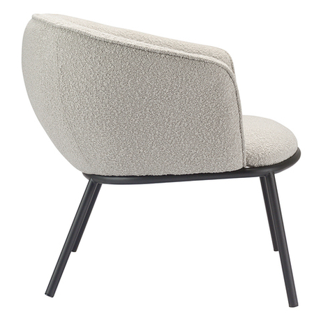 Лаунж-кресло Berg Paal букле серое