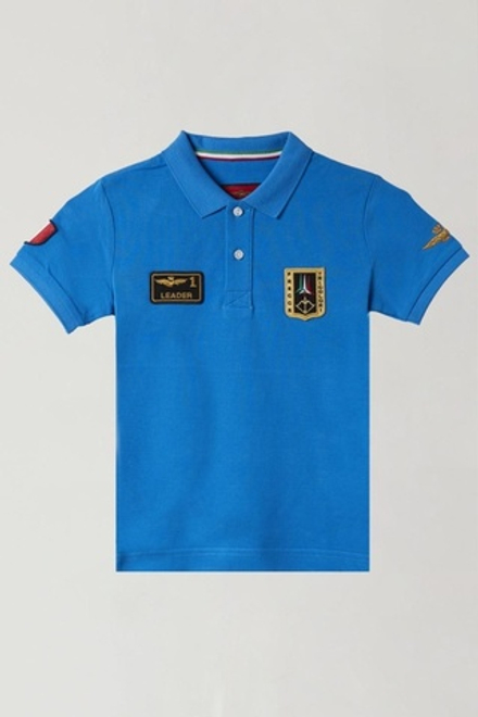 Футболка с воротом поло