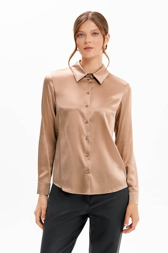 23457 Блузка женская (бежевый)