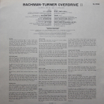 Bachman-Turner Overdrive / Bachman-Turner Overdrive II (LP)