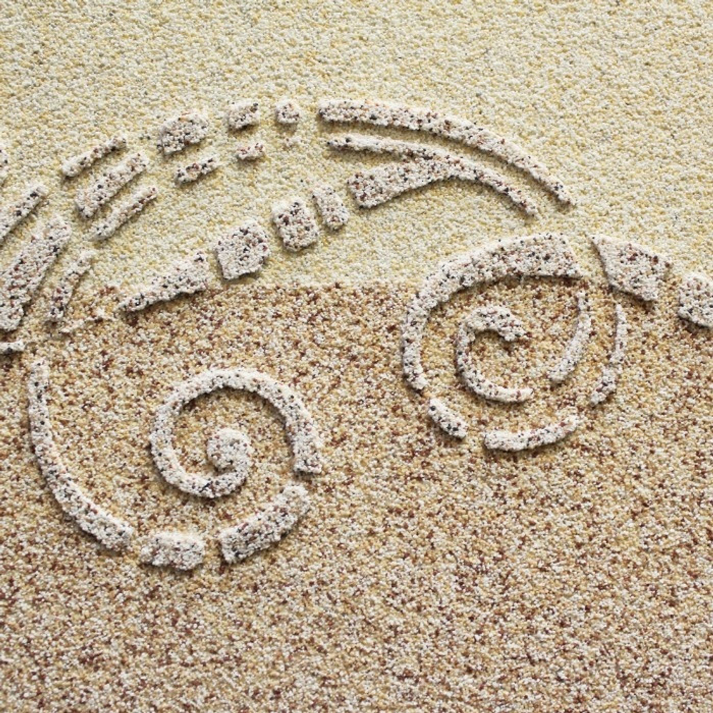 Штукатурка с эффектом камня VGT Gallery №13 кварц с глиттером золото среднезернистая 14 кг