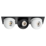 i537647464 Светильник INTERO LED 9W*3 850LM*3 24G ЧЕРНЫЙ/БЕЛЫЙ 4000K (217537+217064+217074+217064)