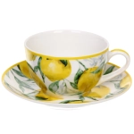 Чайная пара керамическая «Limoncello» (кружка 250мл+блюдце)