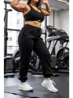 брюки спортивные NIKE для фитнеса для дома с манжетами