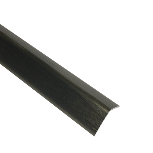 Угол "браш" 15*15мм "DО-1" 2,7м Шамп. (бронза св.) глянец анод. алюм.