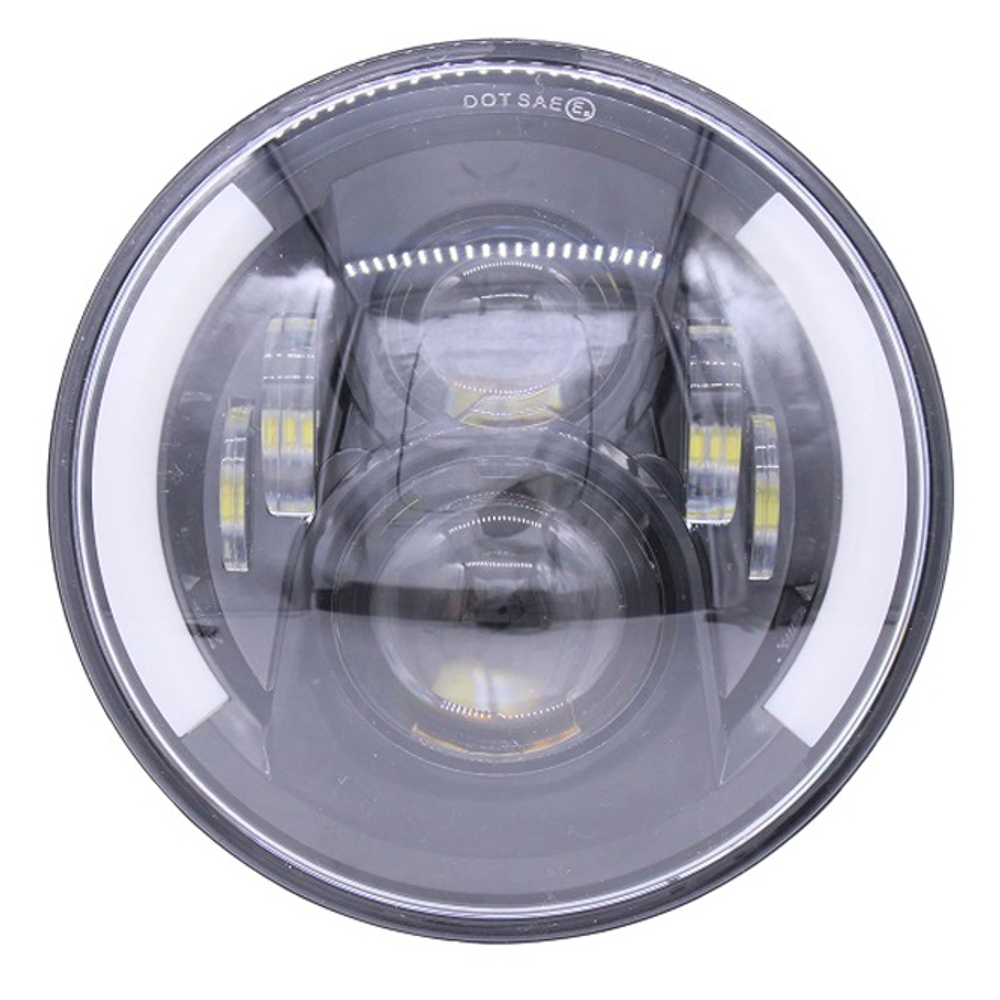 Фара LED 12-24V  7дюймов 2121Нива (Дальний+Ближ+ДХО) 40W пара NV-HP-HLD-03-02/G0053/GQ053