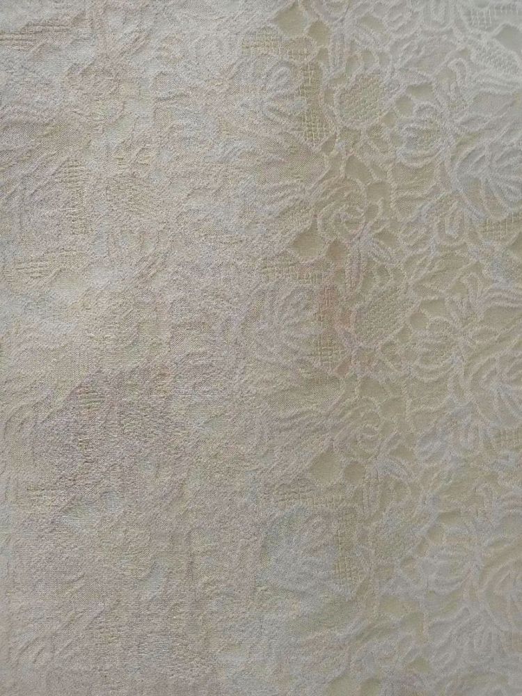 Костюмная ткань жаккард стрейч, 47% хлопок, 50% п/э, 3% эл, 150 см, бежевый