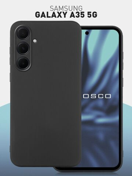 Чехол ROSCO для Samsung Galaxy A35 (арт.SS-A35-COLOURFUL-BLACK )