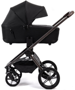 Детская коляска Peppy Monaco Thermo 3 в 1 с автокреслом Verona Black Black