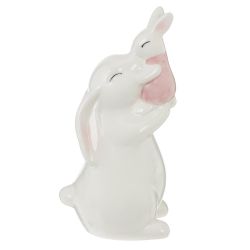 GAEM Фигурка декоративная "Зайцы", L8,5 W9,5 H18 см