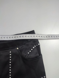 Брюки атласные со стразами на 14 лет, новые