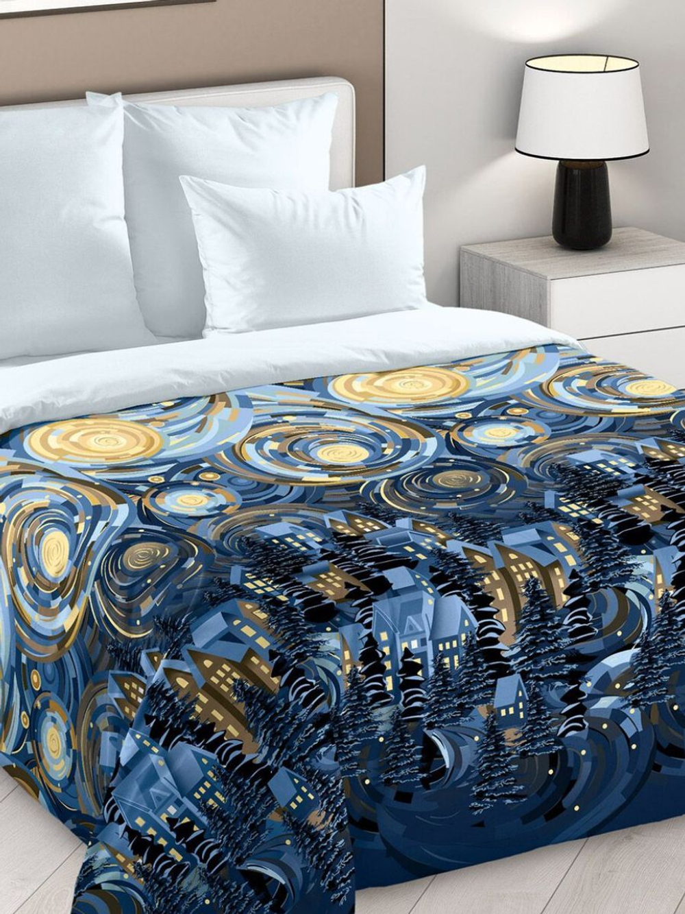 Постельное белье 2 спальное, простыня евро 220х240, перкаль, наволочки 70х70 , хлопок 100%