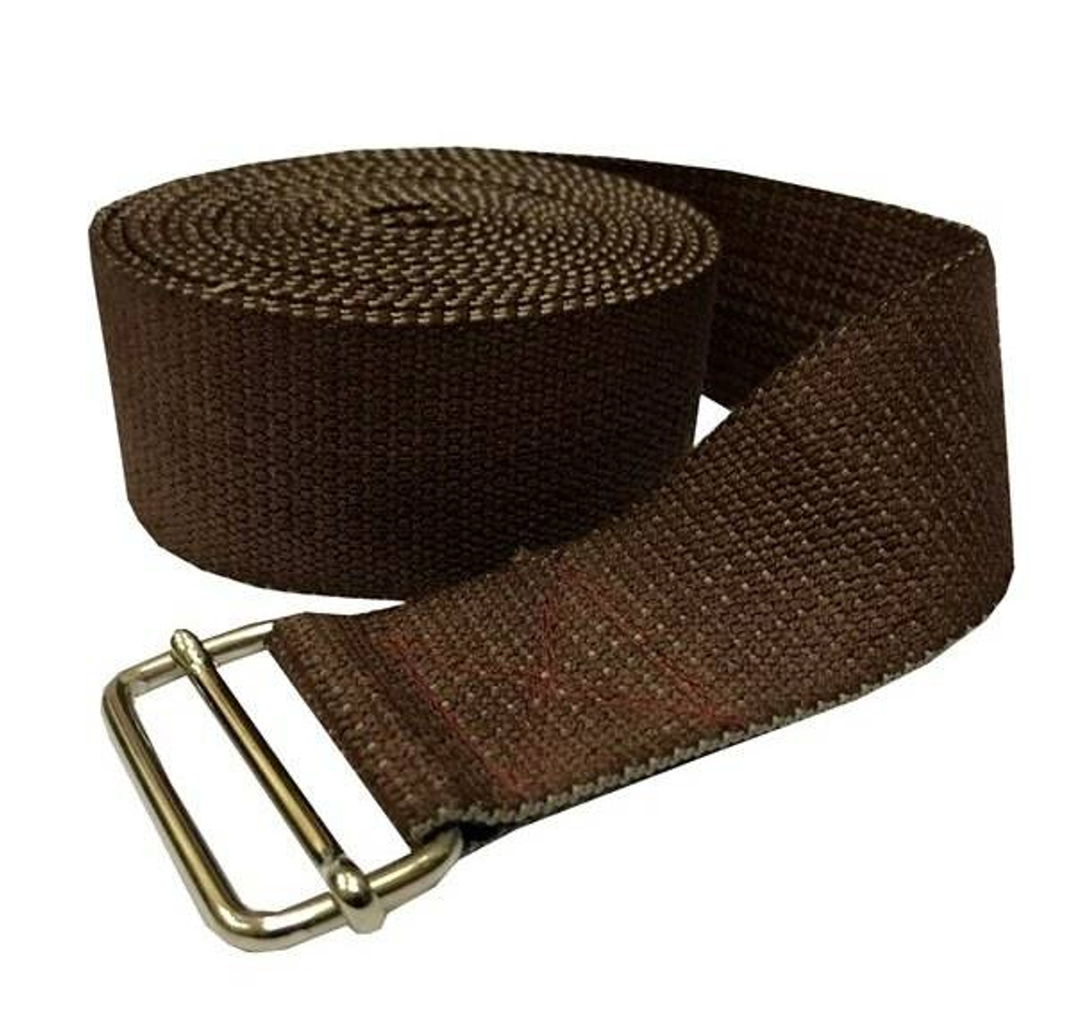 Ремень для йоги хлопковый Nature Color длиной 270 см Рамайога